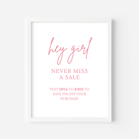 Sign Up for Emails~Texts